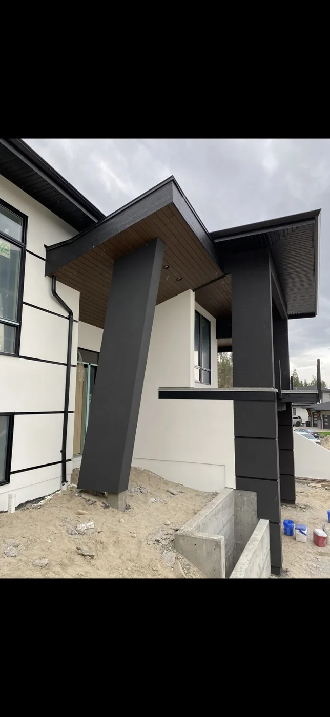 Custom stucco home